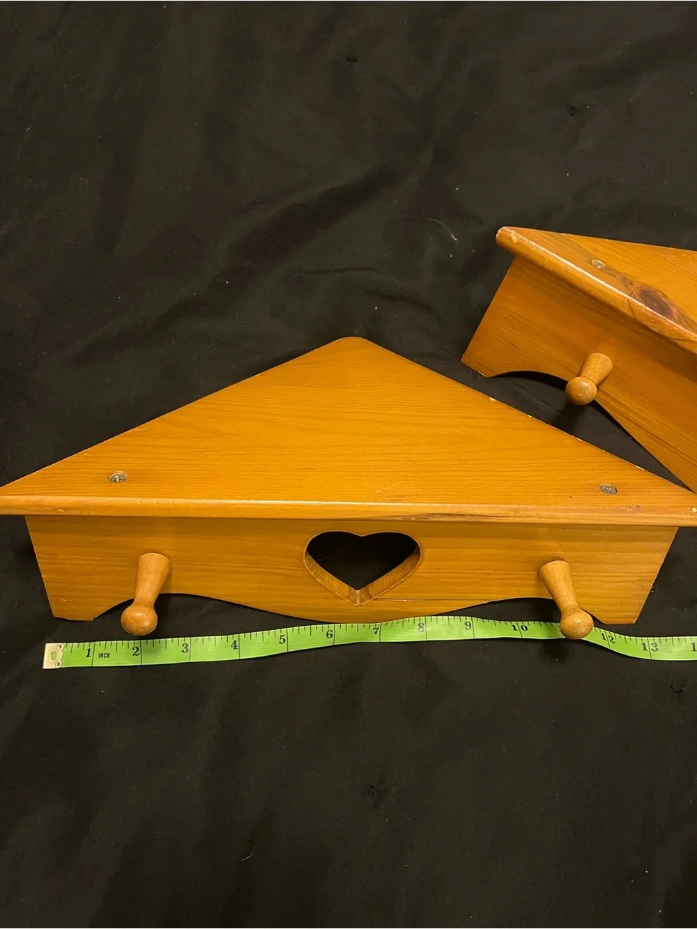 Vintage Heart Corner Shelf Set